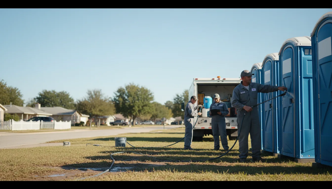 Long-Term Portable Toilet Rental in Burton, TX near me